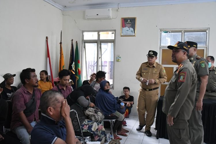 Puluhan PMKS Diamakan Pol PP Sukabumi