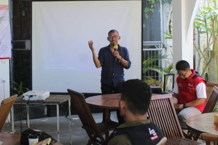 Relawan Kebencanaan di Sukabumi Belajar Jurnalisme Warga.