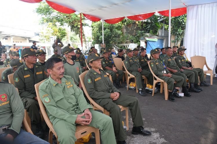 Menjelang Pilkada, Satlinmas di Sukabumi Digembleng