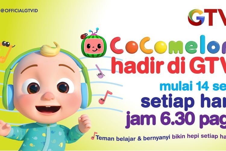 Teman Bermain Pagi Si Kecil, Cocomelon Pertama Hadir di GTV!