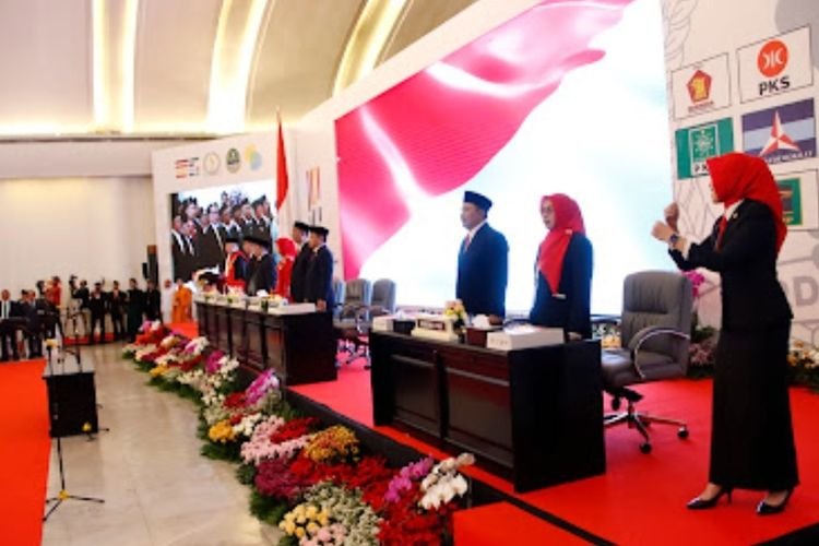 Rapat Paripurna Pengucapan Sumpah Anggota DPRD Jawa Barat Masa Jabatan 2024-2029
