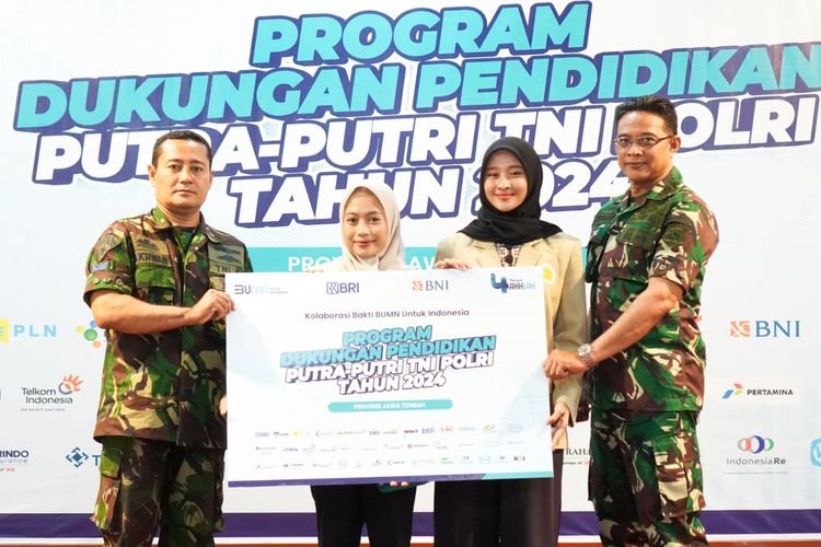BRI Peduli Masa Depan Bangsa, Salurkan Beasiswa untuk Anak TNI dan Polri
