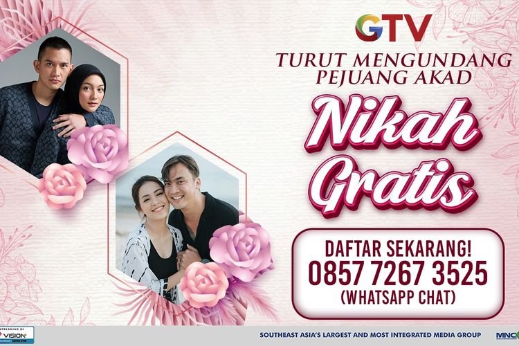 Info Penting untuk Para Pejuang Akad! Wujudkan Pernikahan Impianmu Gratis Bareng GTV!