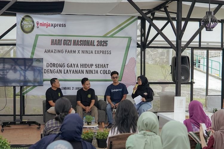 Hari Gizi Nasional 2025: Kolaborasi Amazing Farm dan Ninja Xpress Dorong Gaya Hidup Sehat dengan Layanan Ninja Cold