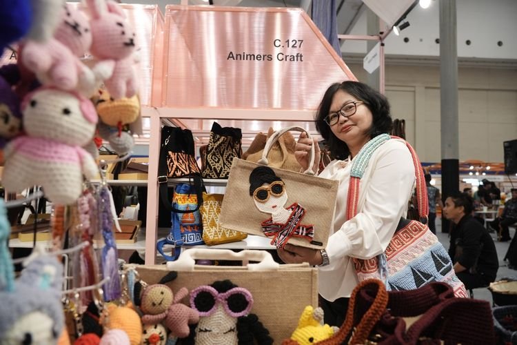Lewat UMKM EXPO(RT), BRI Buka Jalan Pengusaha Rajut Medan Tembus Pasar Global
