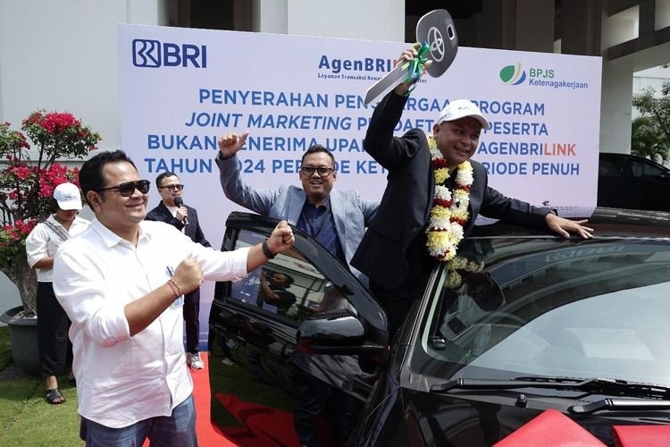 AgenBRILink Raih Mobil, Sinergi BRI – BPJS Ketenagakerjaan Dorong Inklusi Jaminan Sosial bagi Pekerja Informal