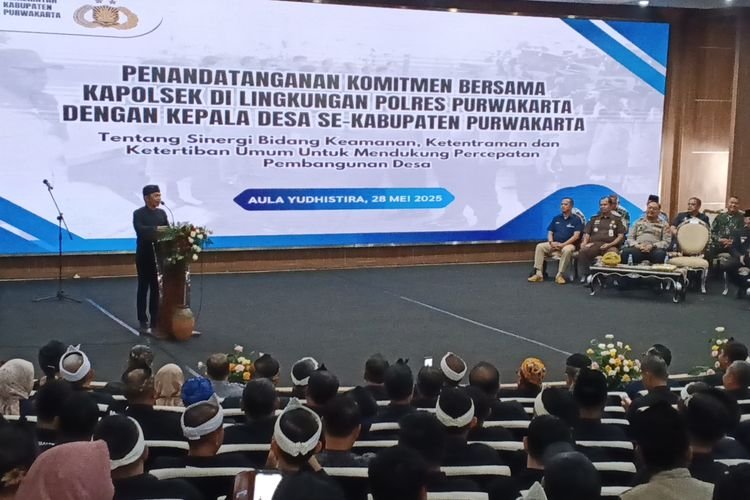 Mempercepat Pembangunan, Bupati Om Zein Gandeng Polres Purwakarta