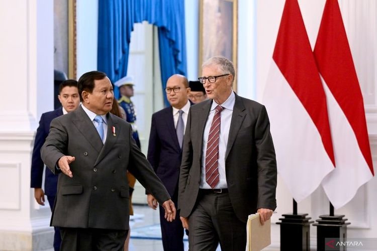 Presiden Prabowo Akan Peruntukan Dana Hibah Rp.2,5 Triliun Bill Gates untuk Teknologi dan Pertanian