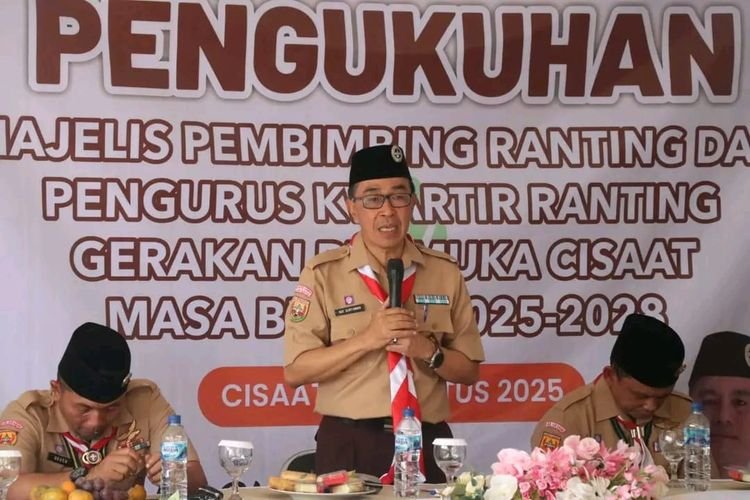Pengurus Kwarran Cisaat Resmi Dilantik, Sekda Tekankan Tanggung Jawab dan Sinergi