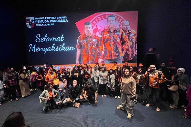 Pemuda Pancasila Kota Sukabumi Aktifkan Peran Pemuda Lewat Nobar Film Nasional