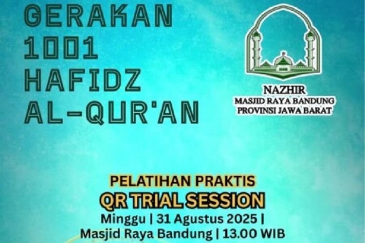 Quranic Revolution: Gerakan 1001 Hafidz Al-Qur’an Dimulai dari Bandung