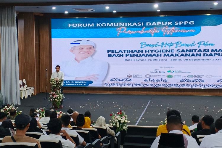Pemkab Purwakarta Dukung Penuh Program MBG, Ratusan Penjamah Makanan SPPG Ikut Pelatihan Hygiene dan Sanitasi