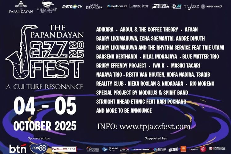 The Papadayan Jazz Fest 2025 Siap Hentakan Kota Bandung