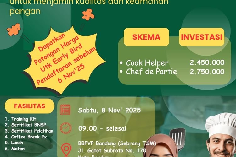 Bersama ASMI, Jadilah Chef Profesional yang Diakui Secara Nasional!
