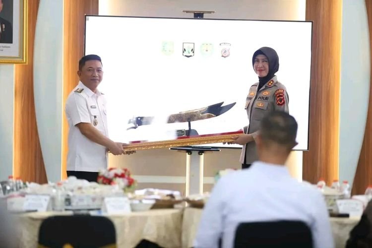 Wabup Sukabumi Hadiri Pisah Sambut Kapolresta, Sinergitas Forkopimda Jadi Kunci Keamanan