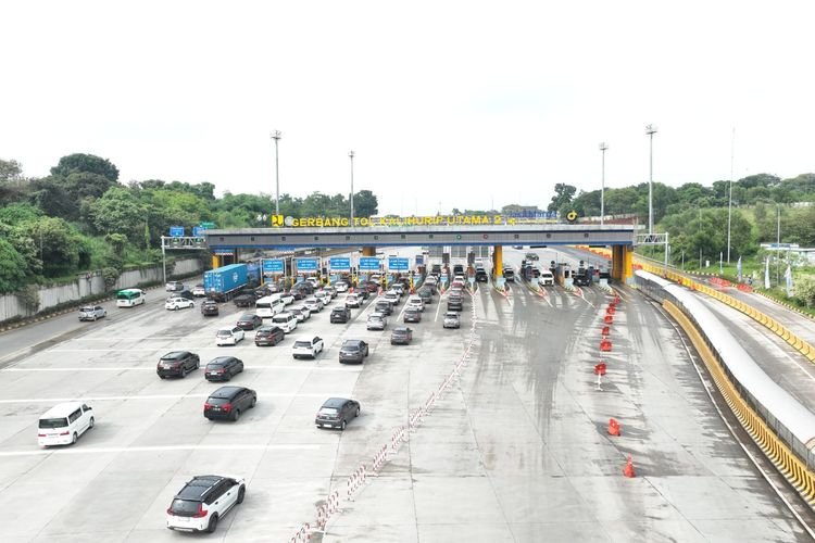 Update Volume Lalu Lintas Arus Mudik Transaksi Gerbang Tol Jabodetabek dan Jabar pada Libur Panjang Tahun Baru Imlek 2026