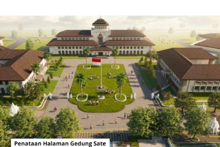 KDM: Penataan Halaman Gedung Sate agar Aktivitas Masyarakat Lebih Lancar
