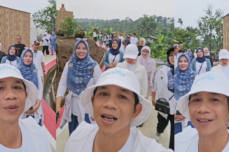 Gaya Hidup Sehat Ala Om Zein: Ajak Seklur Purwakarta Jalan Pagi dan Gaungkan Gerakan ‘Rebo Ngumum’
