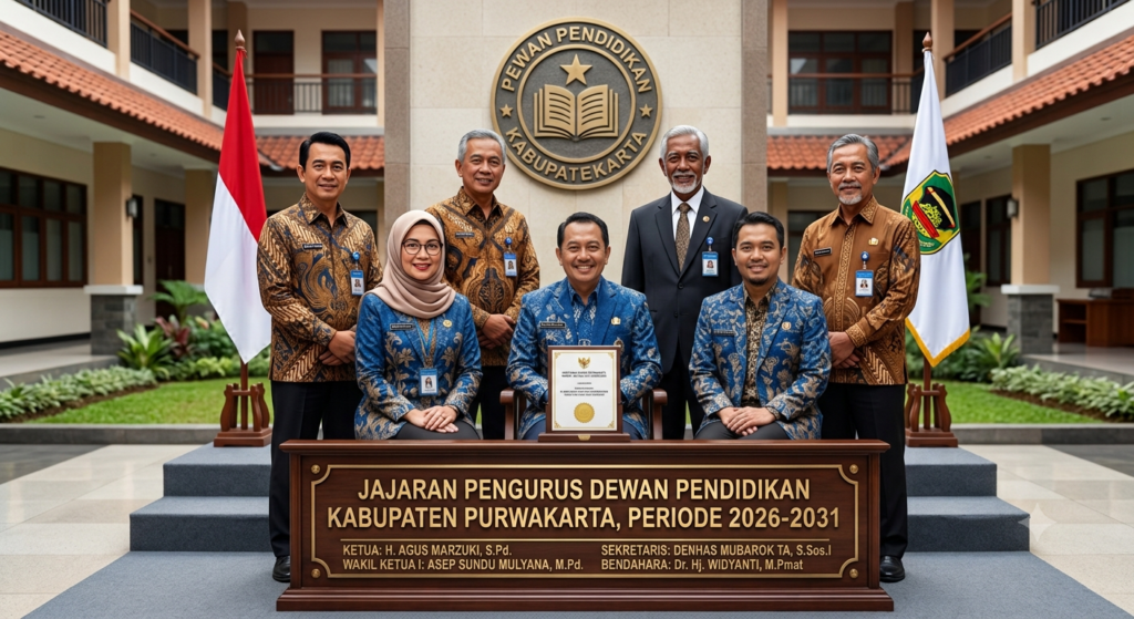 Susunan Pengurus Dewan Pendidikan Kabupaten Purwakarta Periode 2026-2031 Resmi Ditetapkan