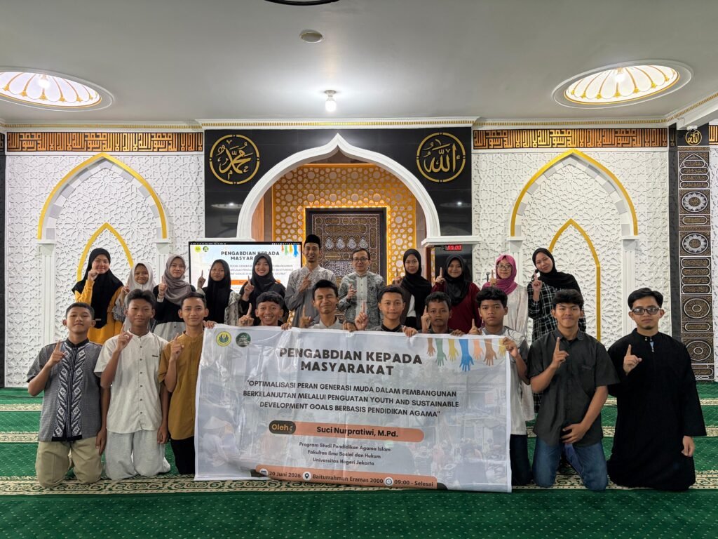 Remaja Masjid dan SDGs: Dosen PAI UNJ Dorong Generasi Muda Menjadi Agen Perubahan melalui Pengabdian Masyarakat