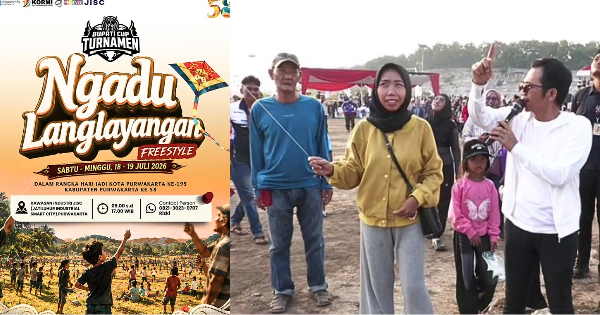 Purwakarta Heboh! Om Zein Minta Dua Emak-Emak Tanding Layangan di Final Bupati Cup, Pemenang Sabet Rp1 Juta