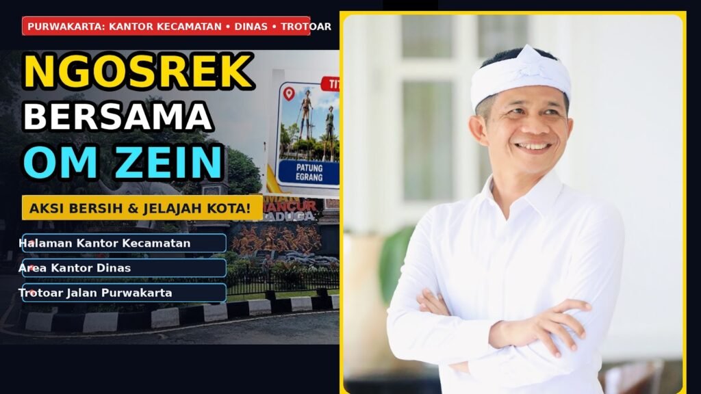 Supaya Purwakarta Tetap Istimewa, Om Zein Perintahkan Seluruh OPD Serentak ‘Ngosrek’