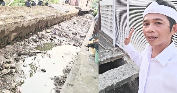 Tegas! Om Zein Sidak Bangunan di Atas Saluran Air Warung Kadu, Minta Warga Bongkar Mandiri