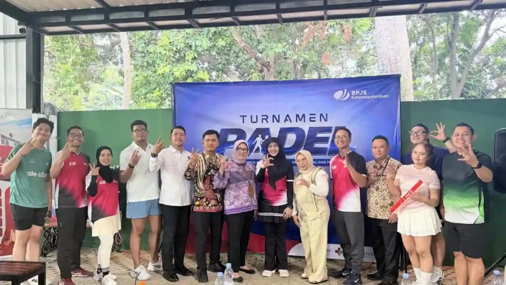 BPJS Ketenagakerjaan dan perbankan dalam Turnamen Padel Sinergi Perbankan