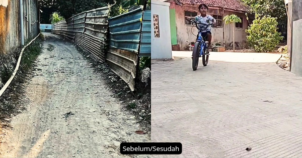 Jalan Desa Ciwareng Diperbaiki, Bupati Purwakarta Om Zein Ajak Warga Merawat Bersama