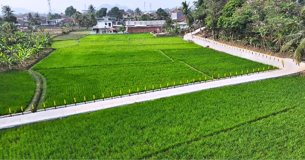 Jalan Desa Cibogo Girang Plered Diperbaiki, Om Zein Komitmen Tuntaskan Infrastruktur Purwakarta